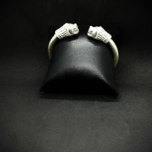 Open Designed Silver Hand Kada for Boys (35 Grams)