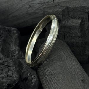 Baby Silver Kada (Bold, Handcrafted)  (20 Grams)