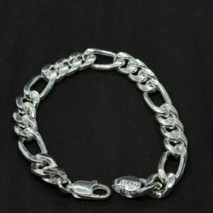 Milano Figaro 925 Sterling Silver Bracelet (45 Grams)