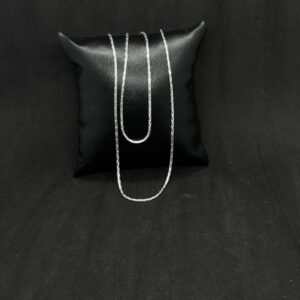 Silver Duo Chain – Dual Link Pure Silver Chain for Modern Elegance (15 Gram)