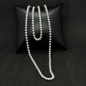 SilverLink Chain – Pure Silver Ball Chain for Versatile Style (20 Gram)