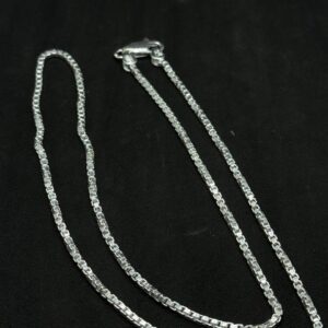 LinkLuxe – Elegant Pure Silver Chain with Bold Dual-Link Design (15 Gram)