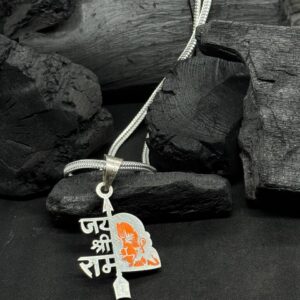 Ram's Embrace Pendant – Divine Shaped Pure Silver Pendant (25 Gram)