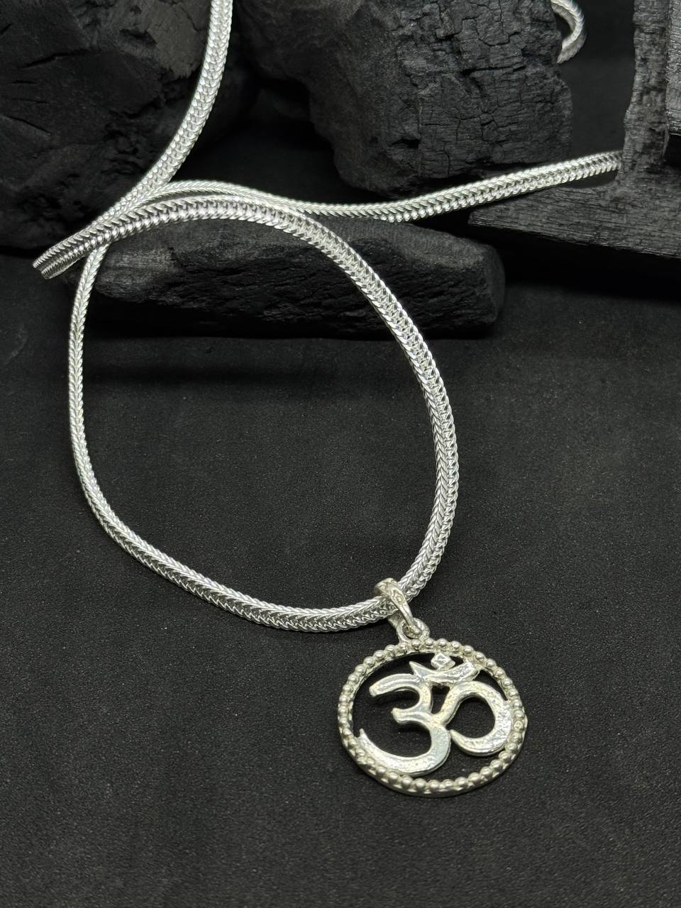 Ganesha Rudraksh Pendant with Silver Capped – Wisdom & Prosperity - Image 2