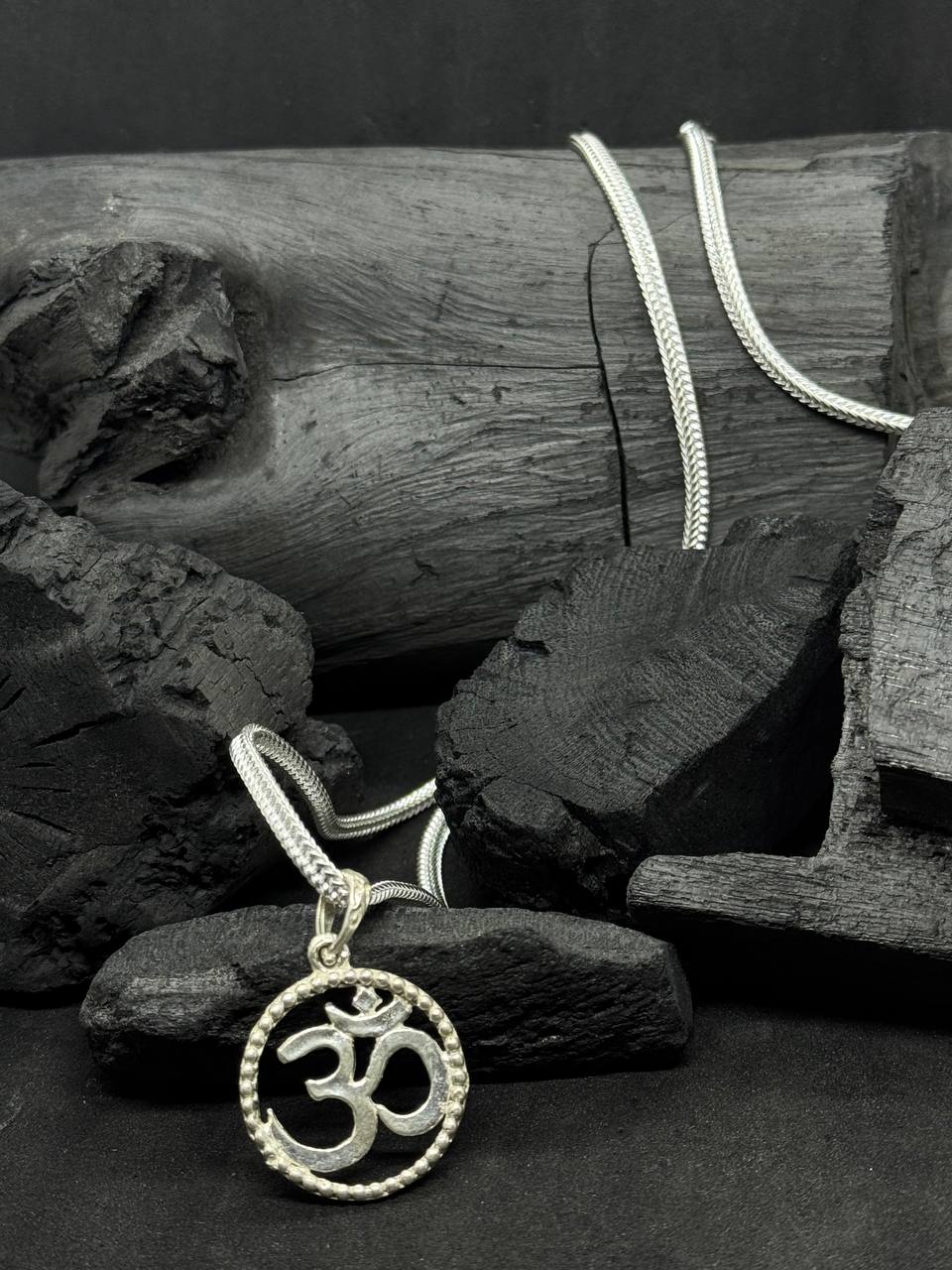 Ganesha Rudraksh Pendant with Silver Capped – Wisdom & Prosperity