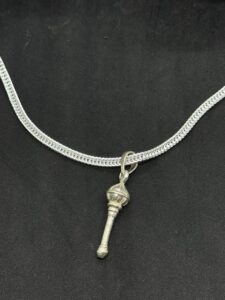 Divine Gada Pendant – Strength, Devotion & Power (25 Gram)